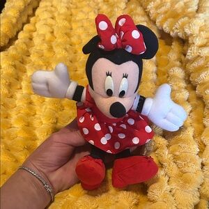 Disney Minnie Mouse Plush with Red Dress